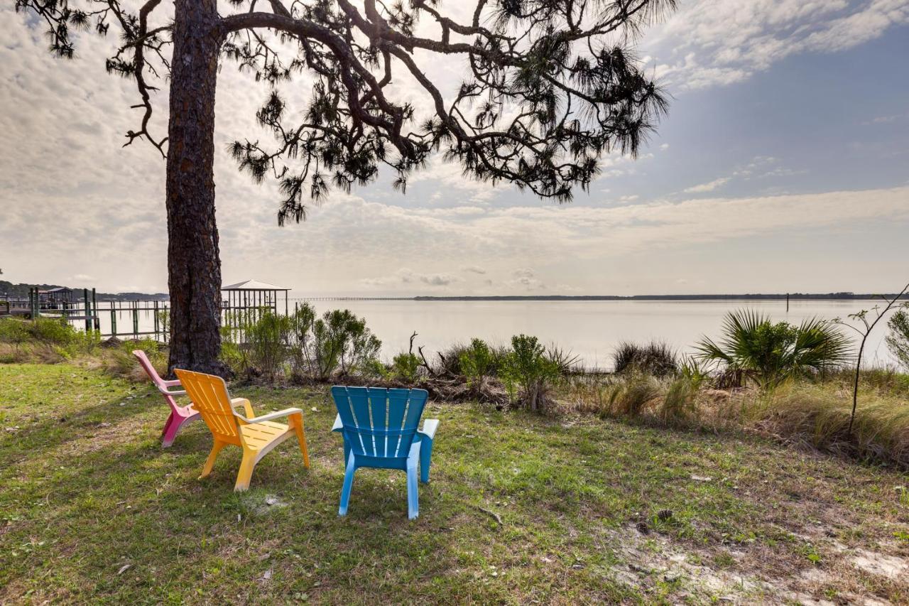 Waterfront Ochlockonee Bay Cottage With Views! Panacea エクステリア 写真