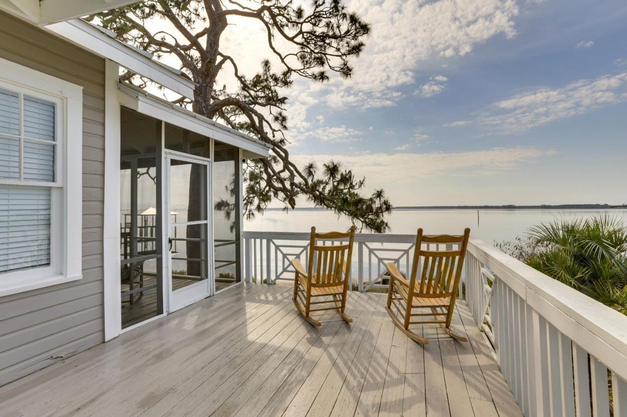 Waterfront Ochlockonee Bay Cottage With Views! Panacea エクステリア 写真